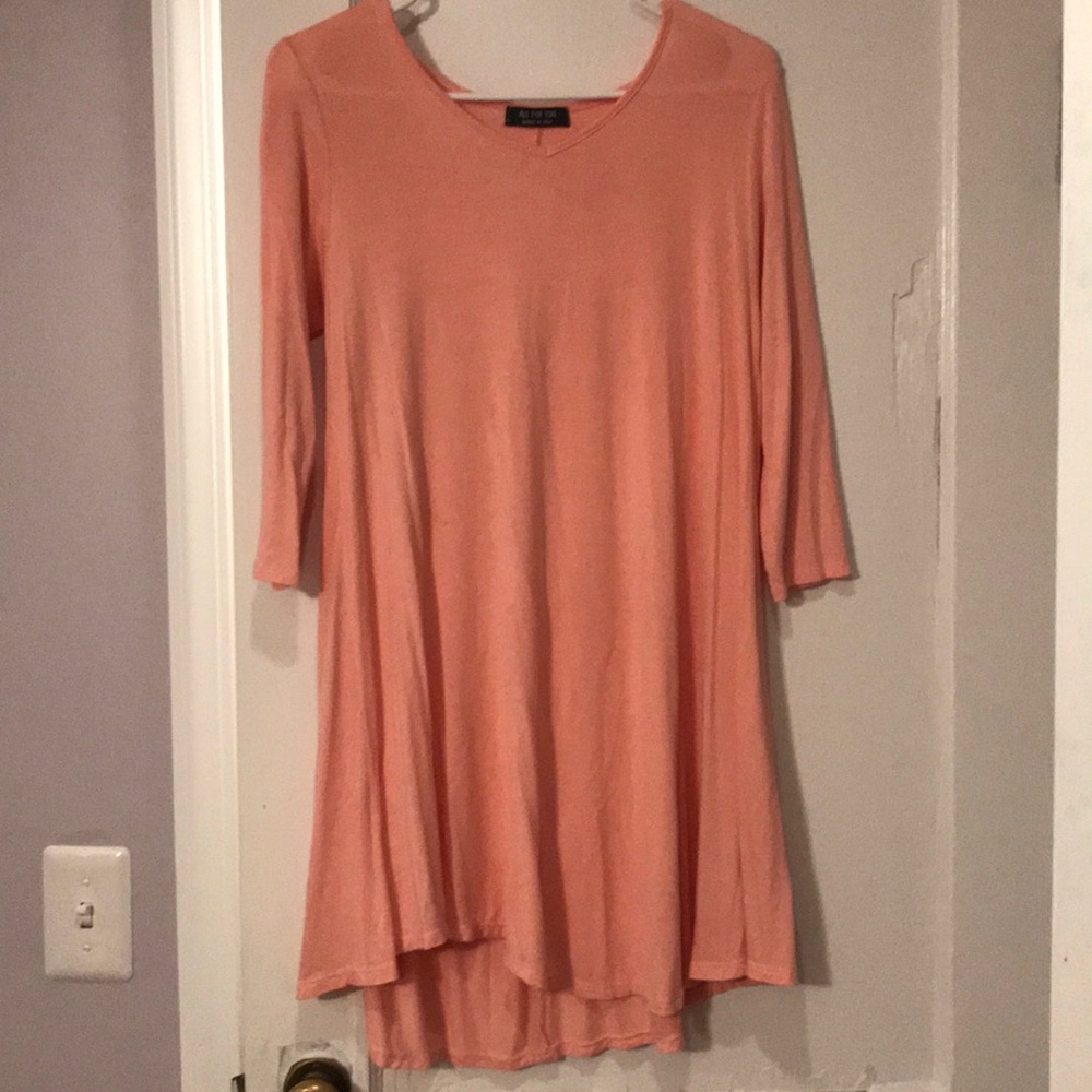 Peach Tunic Top